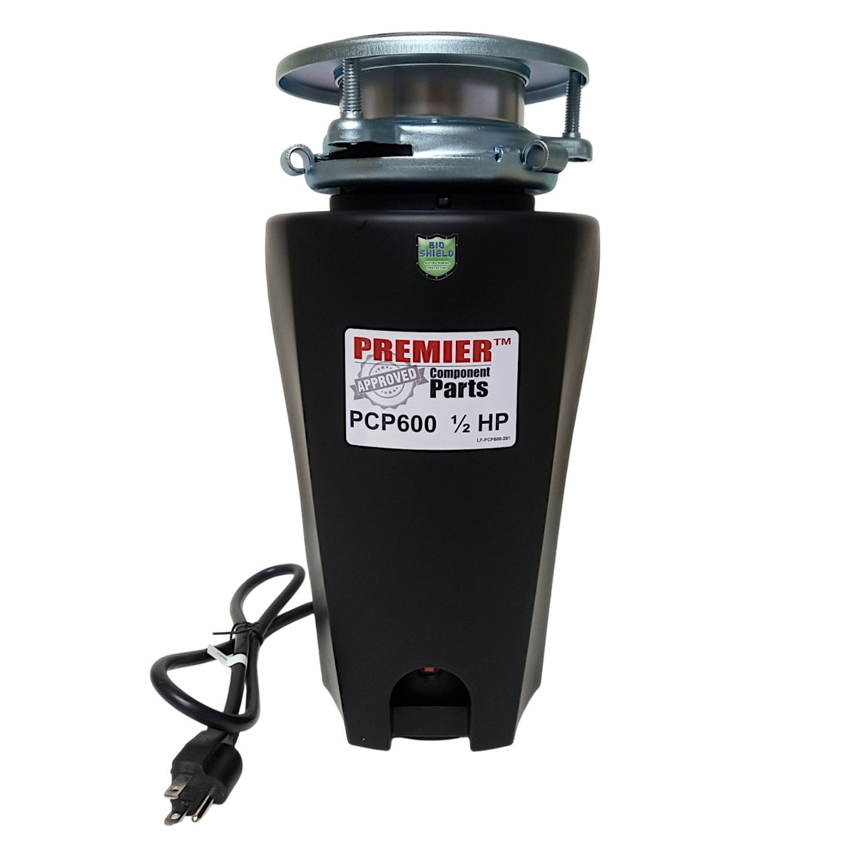 PCP600 Garbage Disposal Food Waste Disposer 1/2 HP with Cord