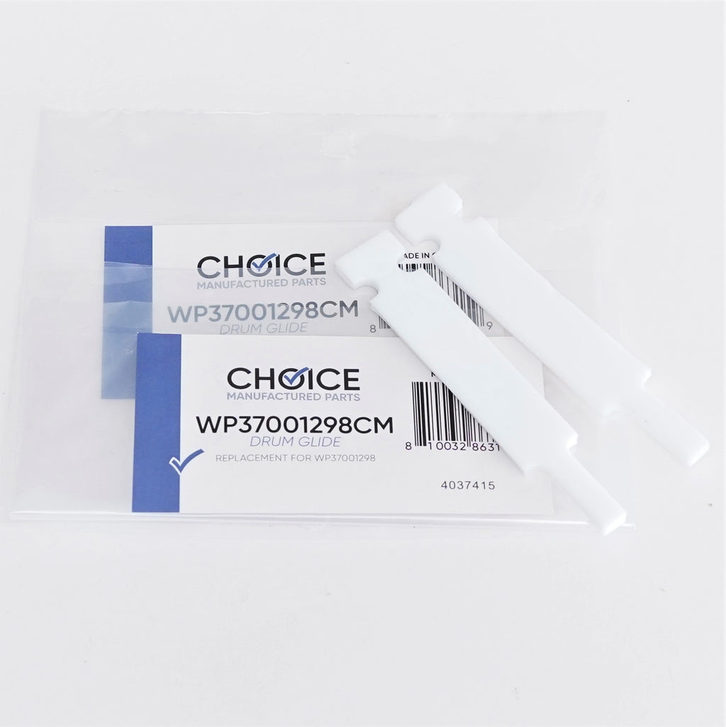 Drum Glides Slides for Maytag Amana 3700128 WP37001298 2 PACK