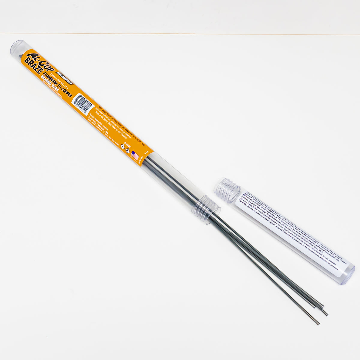 Solderweld SW-ALCU5K Al-Cop Braze Aluminum to Copper Brazing Rods 5 18" Rods