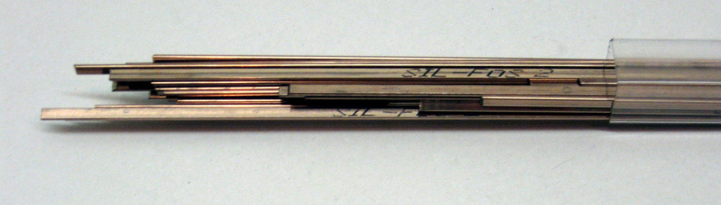 95030 Lucas Milhaupt Sil Fos Silvaloy 2% Silver 28 Rods 1 Pound Solder