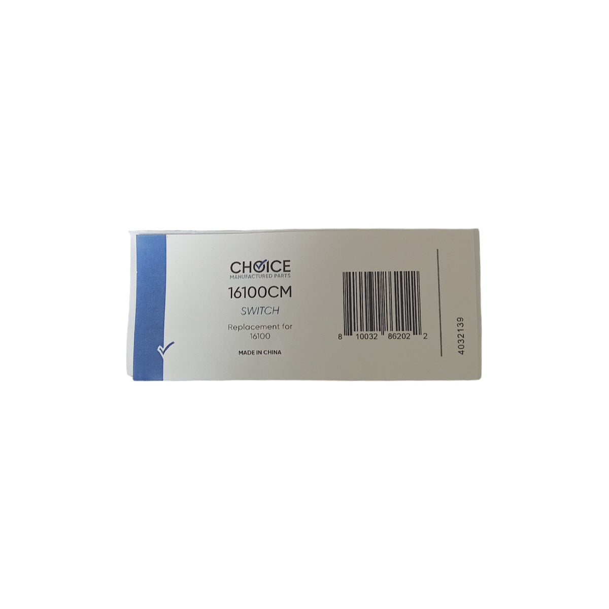 Choice 16100CM Appliance Interlock Switch SPST Universal WD21X10261