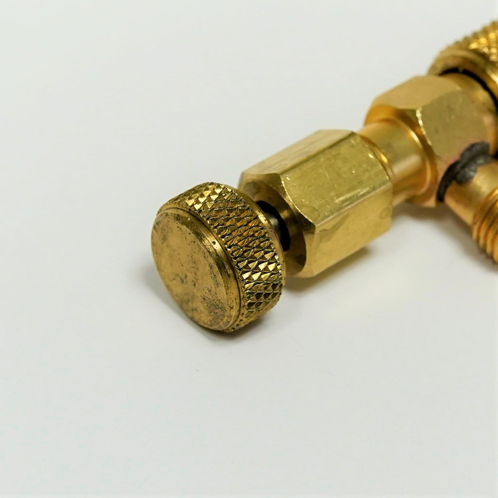 C&D Valve Large Thumb Screw Core Depressor, Coupler Attaches to 1/4" Flare