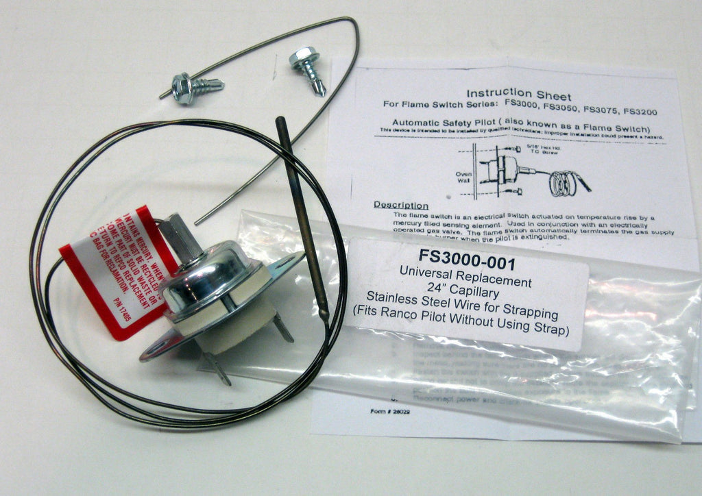 FS3000-001 Gas Oven Flame Switch for Ranco Wilco LF2 Harper 6310S0020 6310S0010