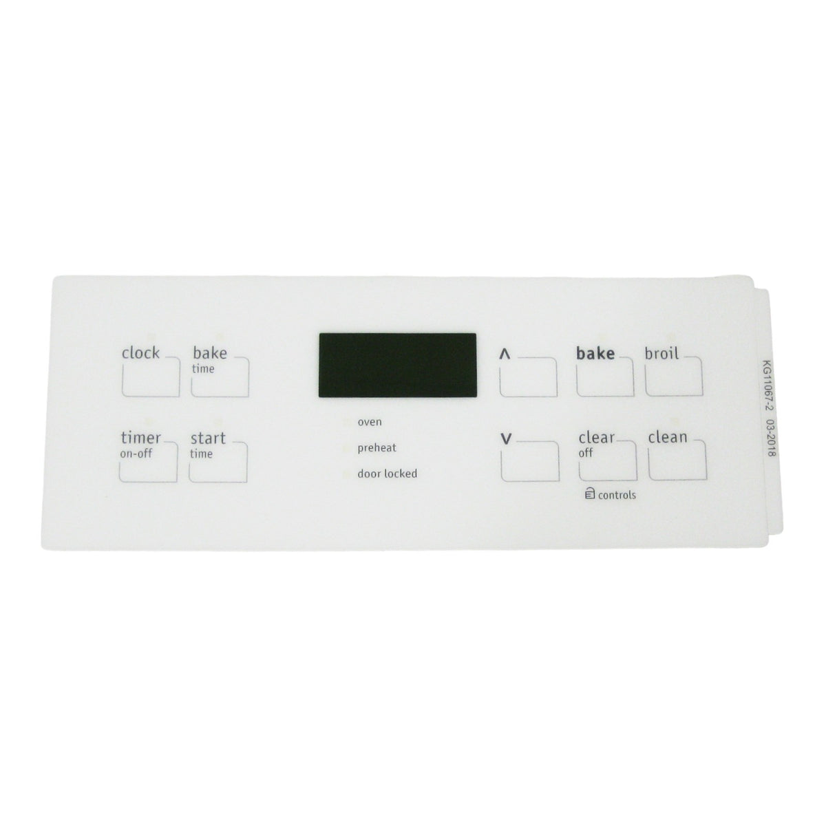 CMP Oven Clock Overlay Pad 316419137 for Electrolux Frigidaire ERC Range Control