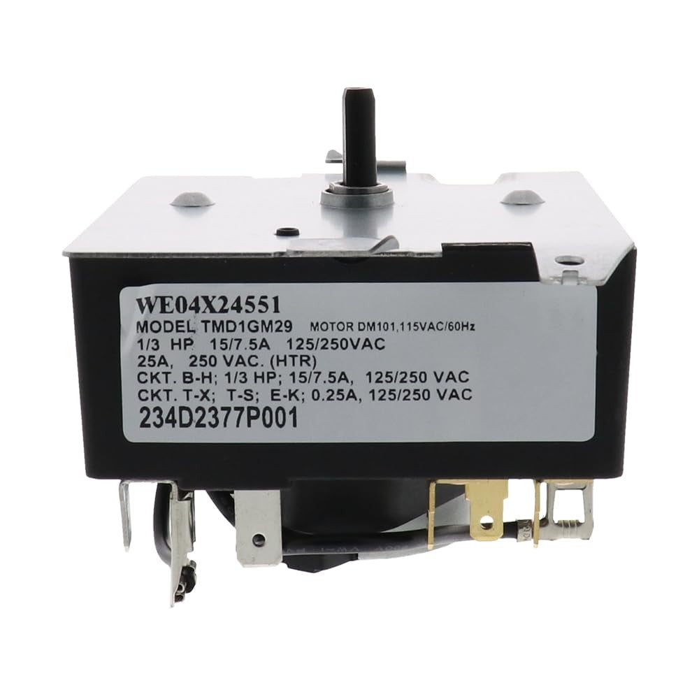 ERP WE04X24551 Clothes Dryer Timer Control for GE TMD1GM29 234D2377P001