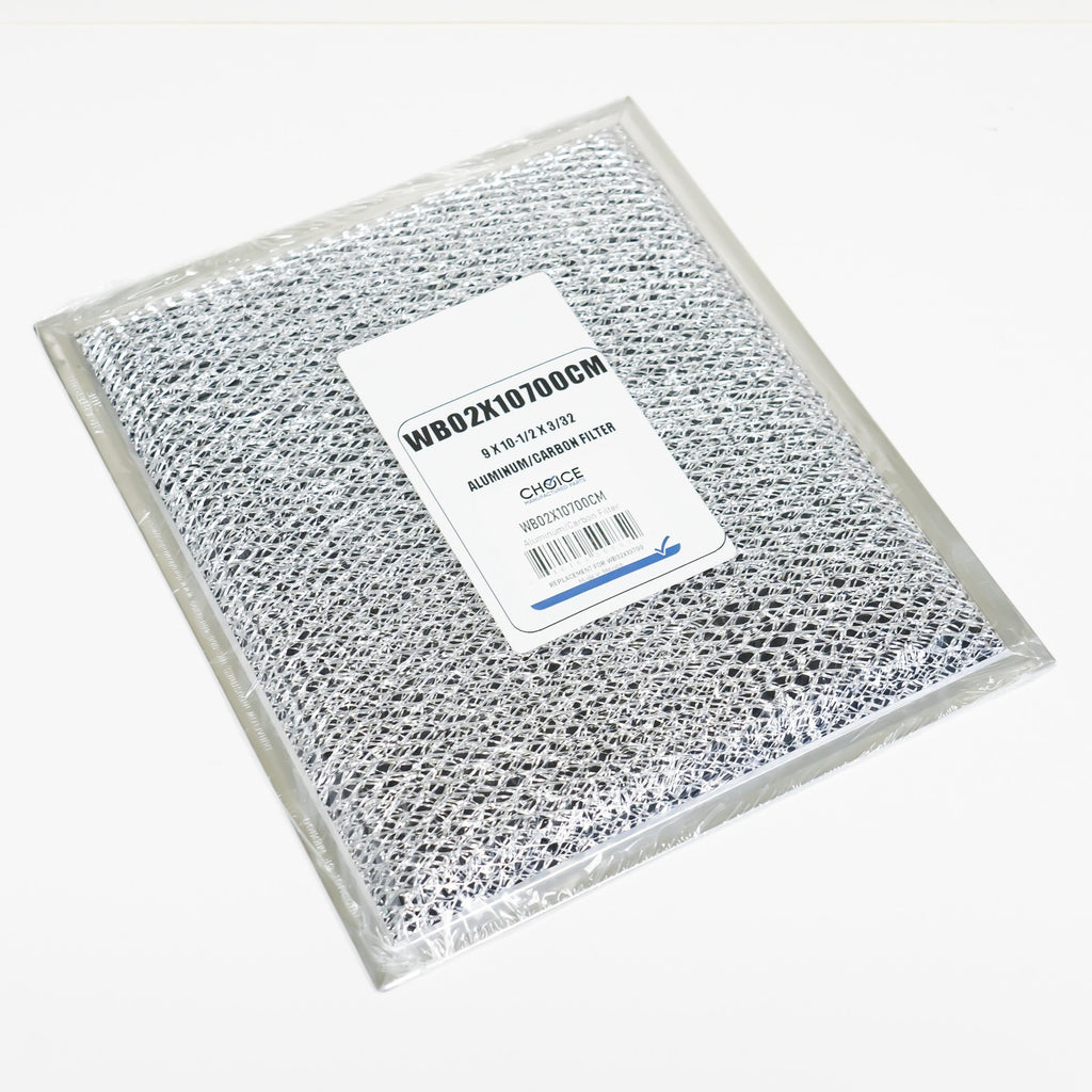 Choice Parts WB02X10700 for GE Range Hood Aluminum Carbon Grease Combo Filter