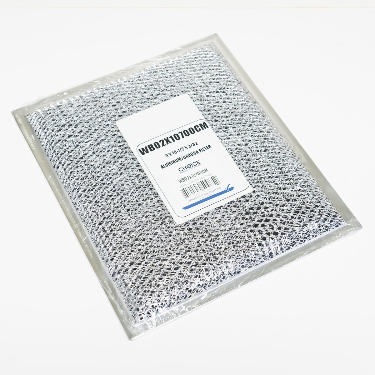 Choice Parts WB02X10700 for GE Range Hood Aluminum Carbon Grease Combo Filter
