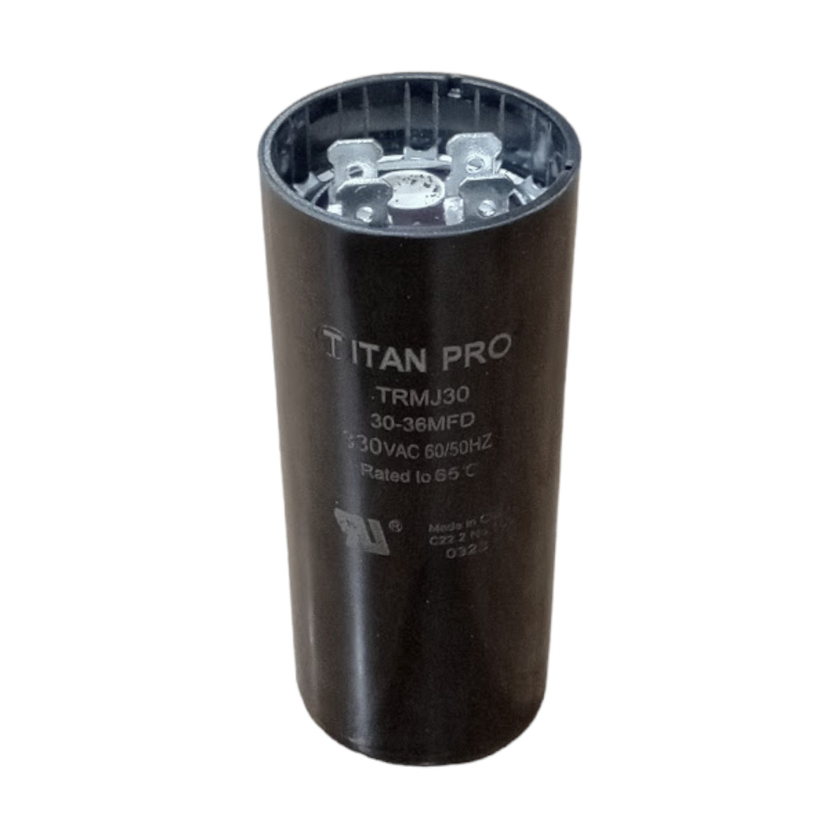 Titan Pro TRMJ30 Motor Start Capacitor 30-36 MFD UF / 330 VAC