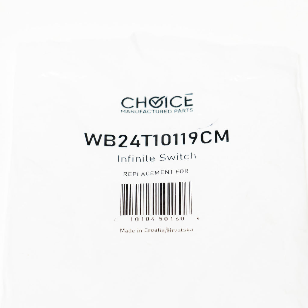 Choice Parts WB24T10119 Range Infinite Burner Switch Control for GE