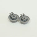Choice Parts 2 PACK 10004364 for Bosch Dishwasher Lower Rack Rollers with Axles