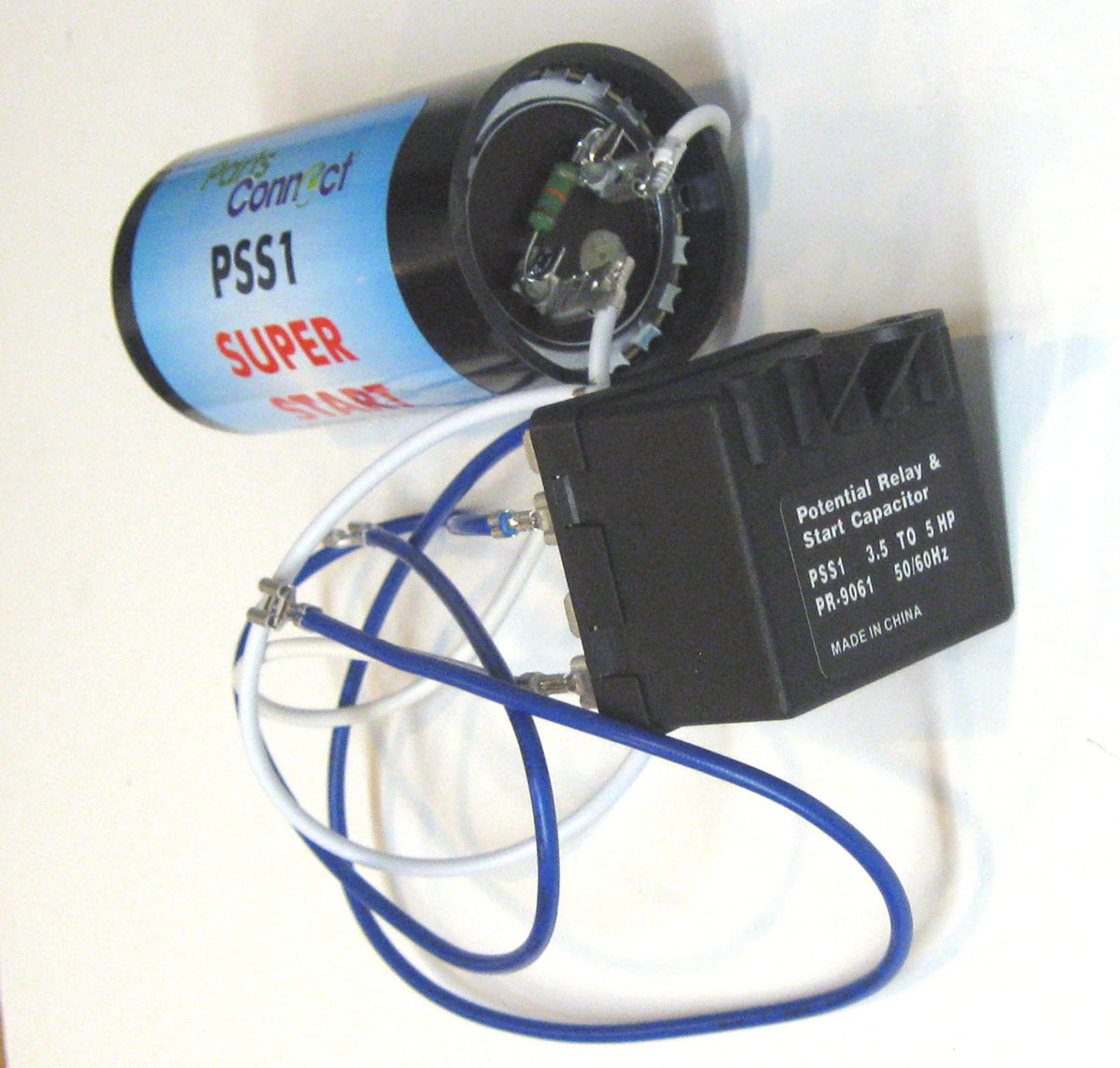 HVAC Air Conditioning Super Torque Kick Start Potential Relay & Capacitor PSS1