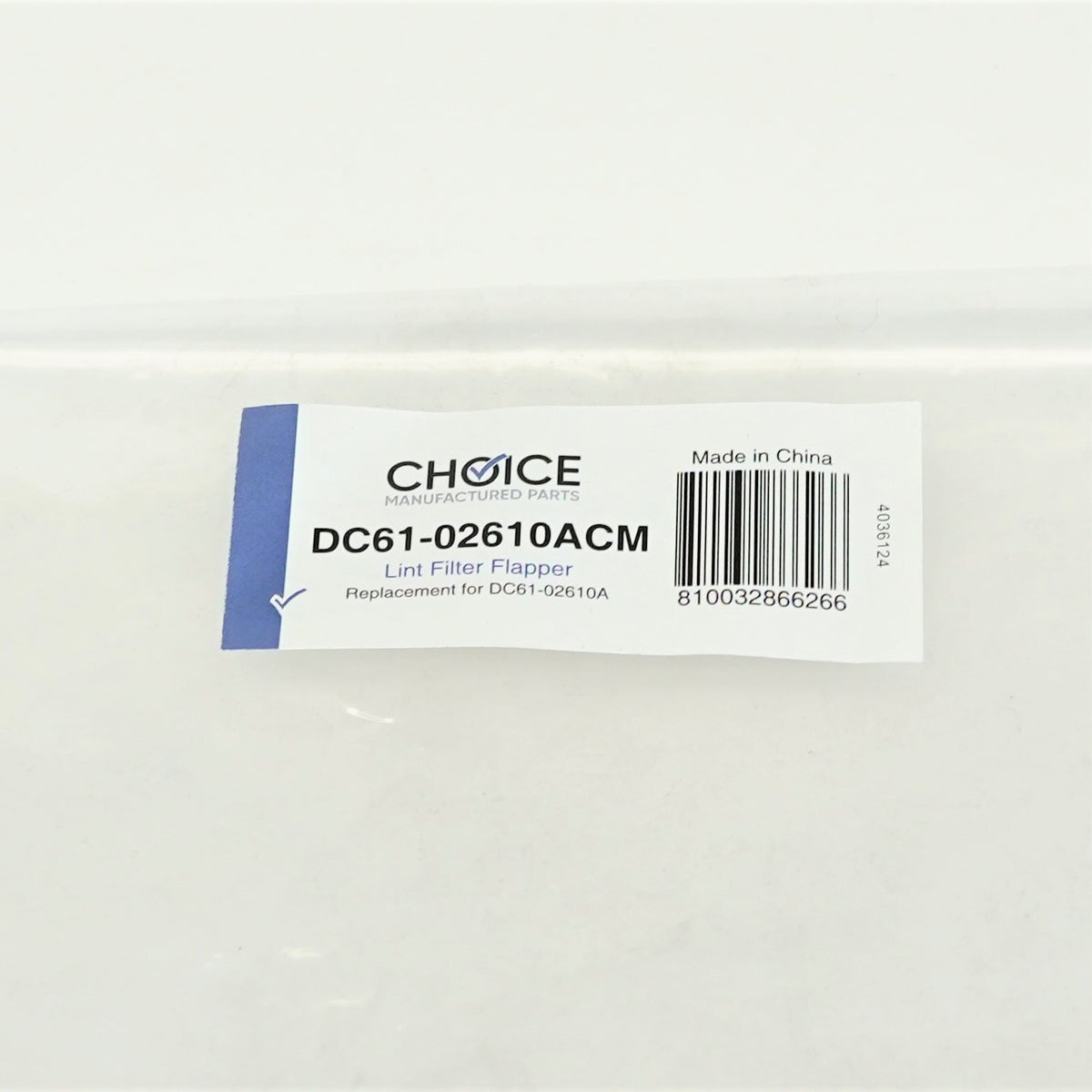 Choice Parts DC61-02610A for Samsung Dryer Lint Filter U Case Flapper