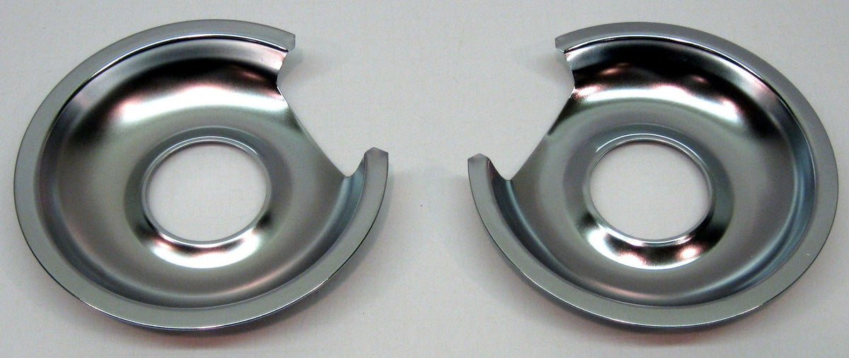 Drip Pans & Rings Set for Vintage GE and Hotpoint Ranges 2/6" & 2/8"