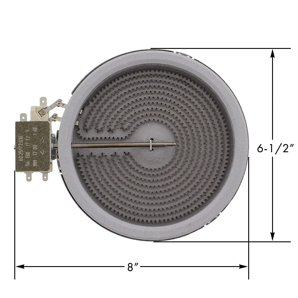 Burner Element For 318178110 Electrolux Frigidaire Glass Cooktops Ranges