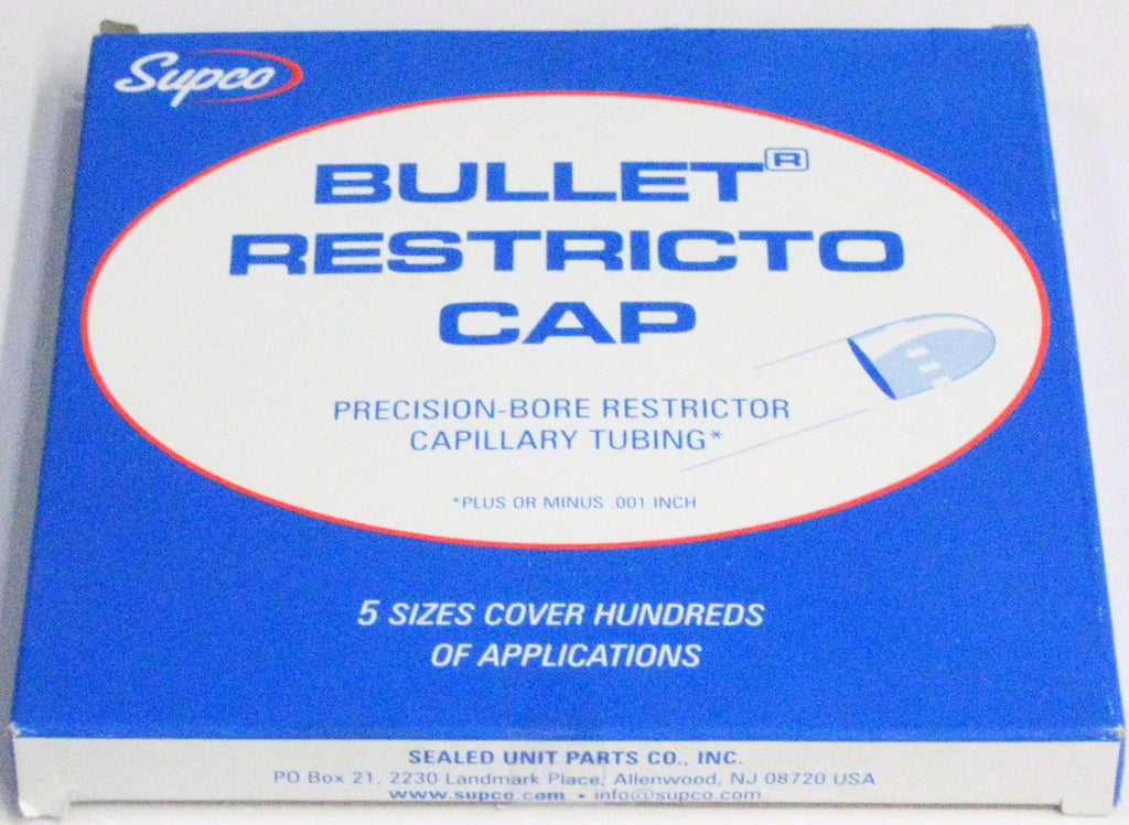 Supco BC46X12 Bullet Restricto Cap Tube Capillary Tubing .046 ID X 12 FT HVAC
