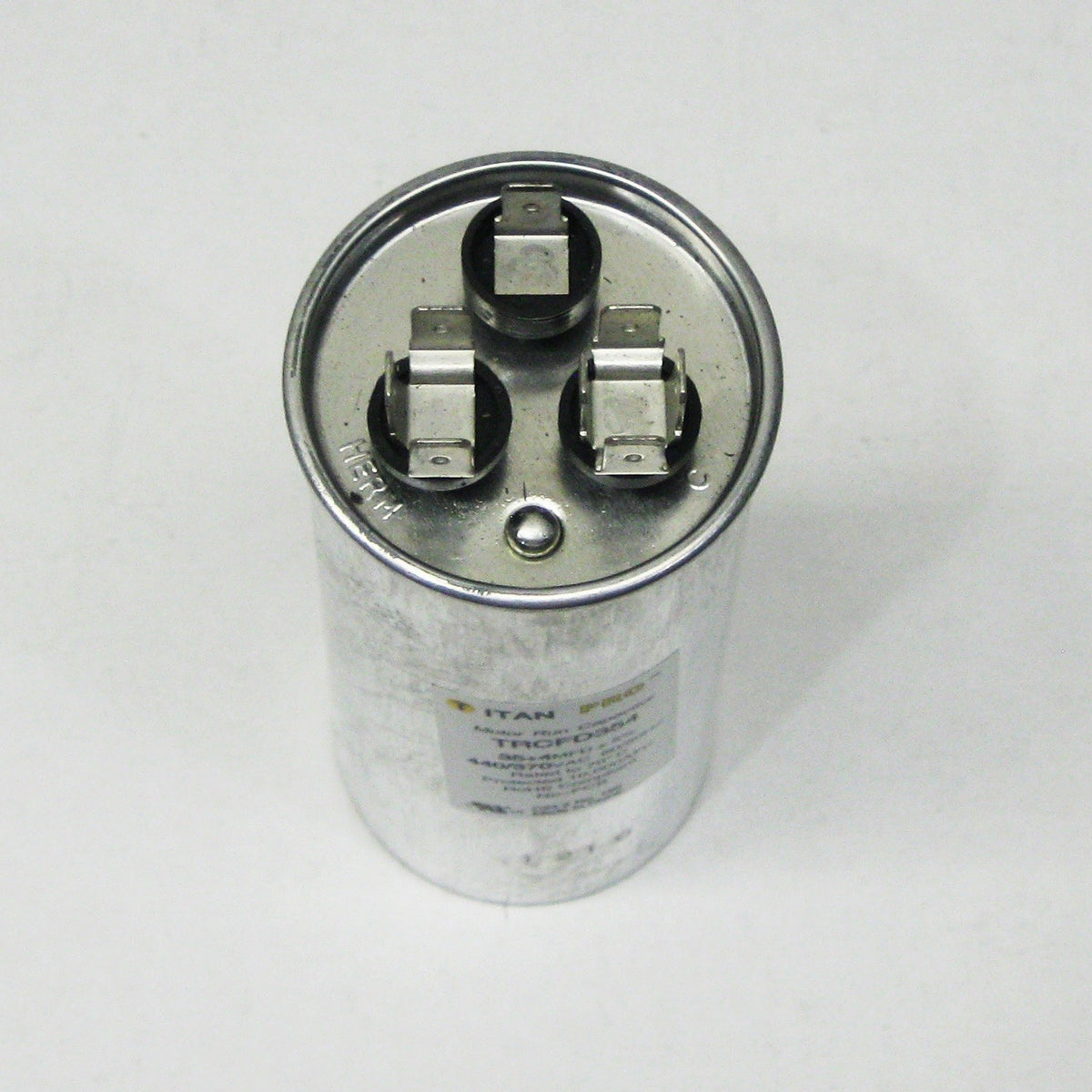 TitanPro TRCFD354 HVAC Round Dual Motor Run Capacitor 35/4 MFD/UF440/370 Volts