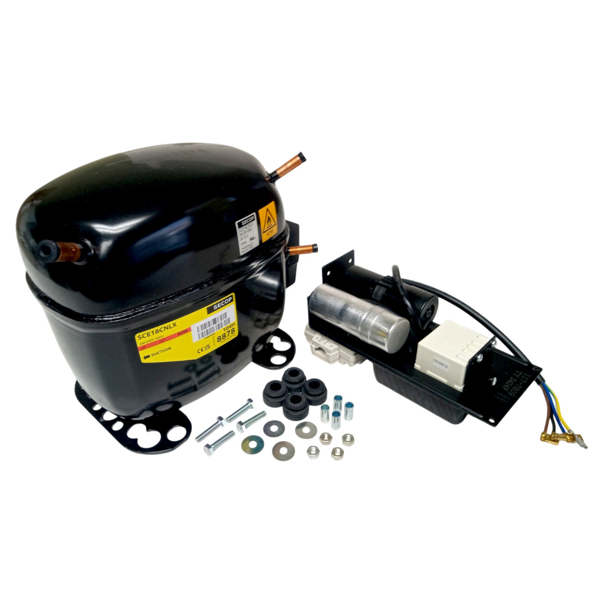 Secop SCE18CNLX.230 Compressor 3099 BTU/h LBP R290 230V 3/4HP