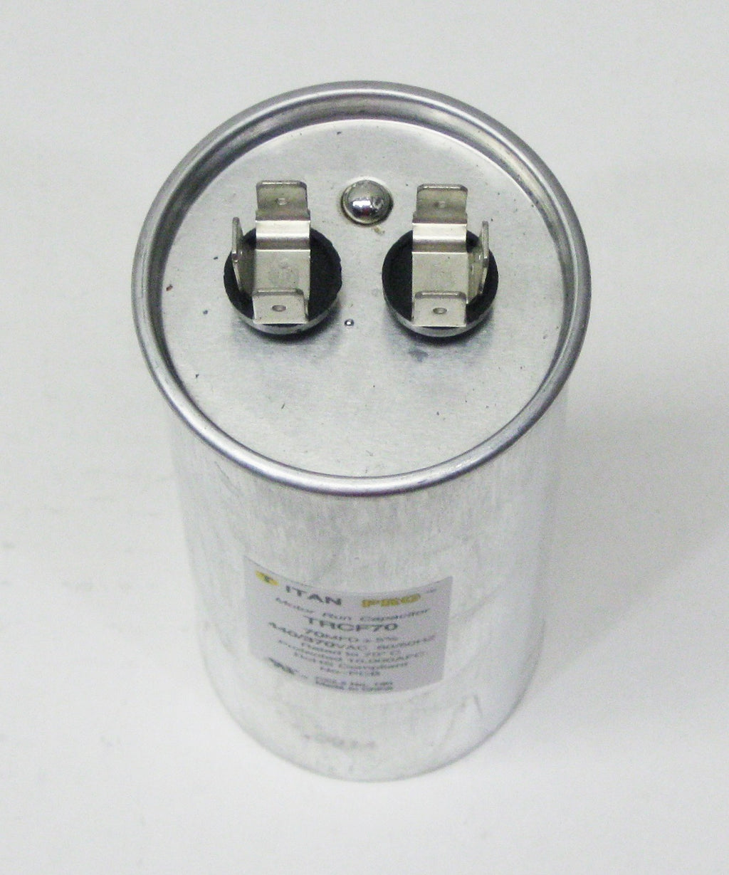 TitanPro TRCF70 HVAC Round Motor Run Capacitor 70 MFD/UF 440/370 Volts