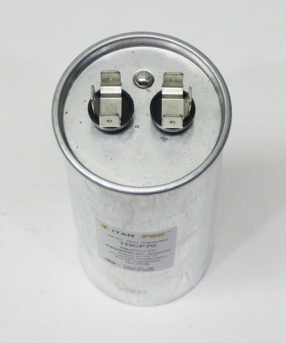 TitanPro TRCF70 HVAC Round Motor Run Capacitor 70 MFD/UF 440/370 Volts