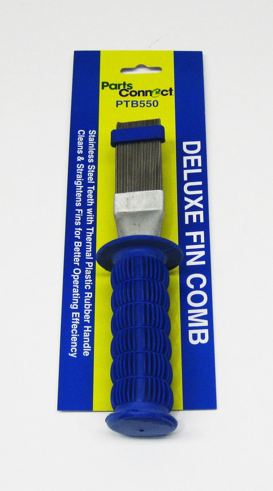 Air Conditioner Fin Comb Cleans Straightens with Rubber Handle and Knuckle Guard
