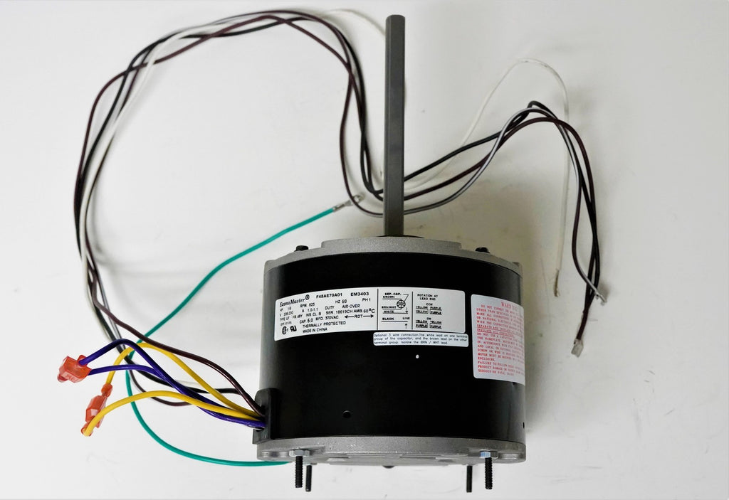 Air Conditioner Condenser Fan Motor 1/6 HP 230 Volts 825 RPM EM-3403