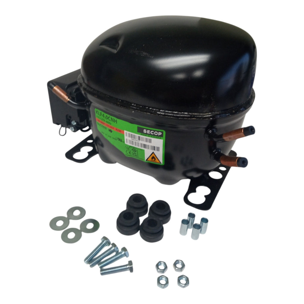 Secop KLF4.0CNH R290 Refrigeration Compressor 1421 BTU MBP 115V for DLE4CN