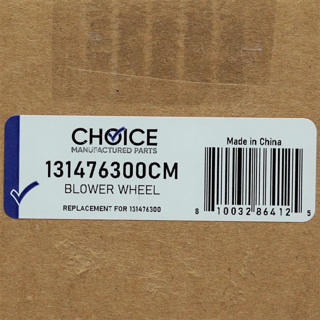 Choice Parts 131476300 for Electrolux Frigidaire Dryer Blower Wheel Fan