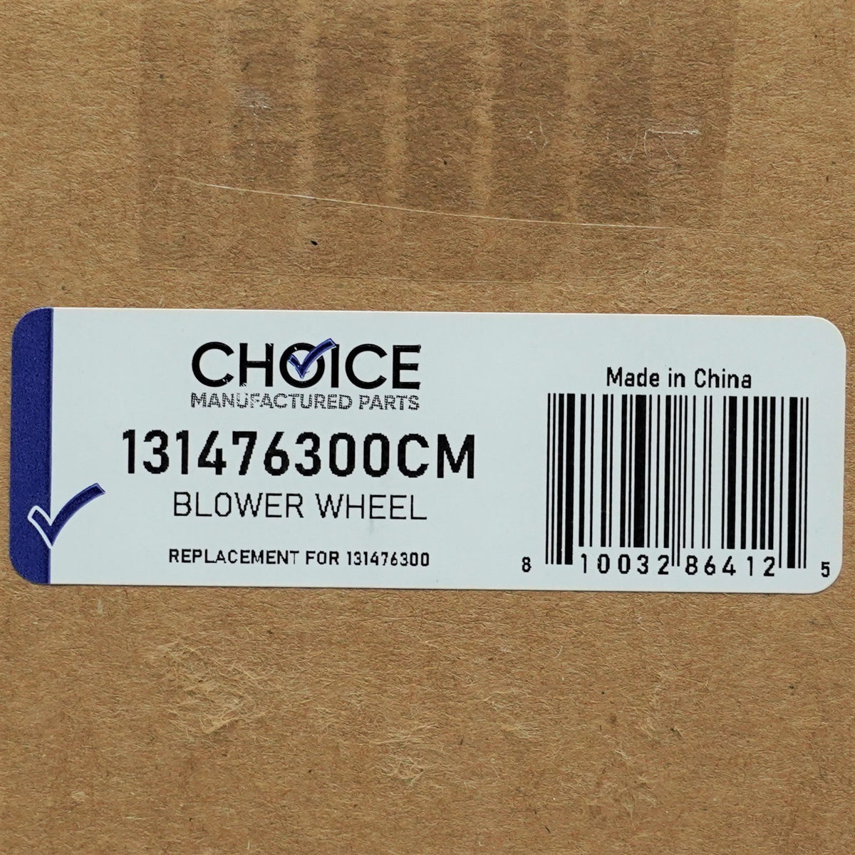 Choice Parts 131476300 for Electrolux Frigidaire Dryer Blower Wheel Fan