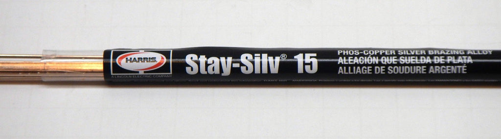 Harris Stay-Silv 15 Phos-Copper 1/8" Brazing Alloy 15% Silver 7 Sticks 1520FMPOP