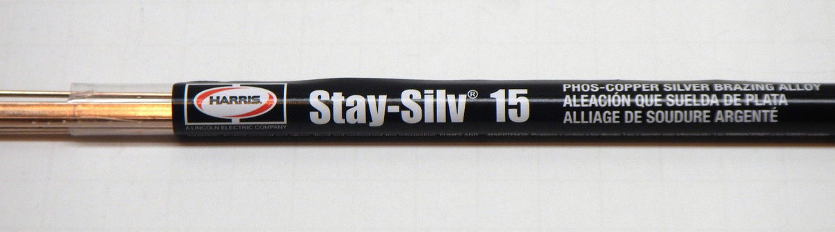 Harris Stay-Silv 15 Phos-Copper 1/8" Brazing Alloy 15% Silver 7 Sticks 1520FMPOP