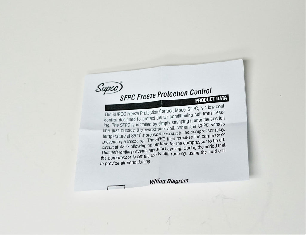 Supco SFPC for TROL-A-TEMP FPC 2570F333-579/34N04 Freeze Protection Control
