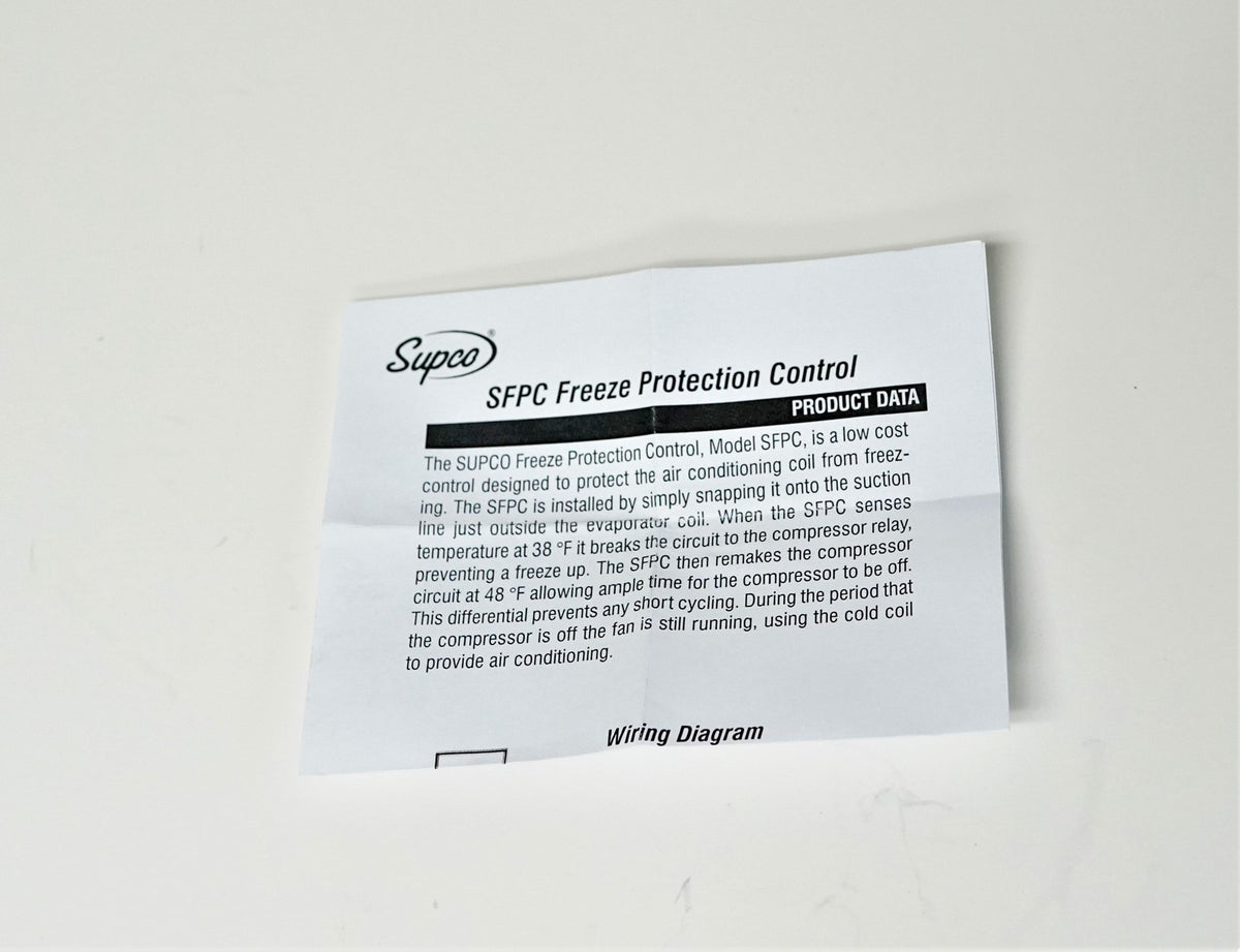 Supco SFPC for TROL-A-TEMP FPC 2570F333-579/34N04 Freeze Protection Control