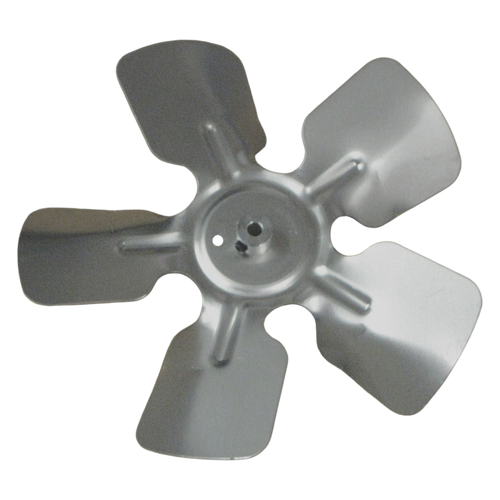 A65825 Metal Fan Blade 8" Diameter 5 Blades 1/4" Bore Hub CW 27 Degree Propeller