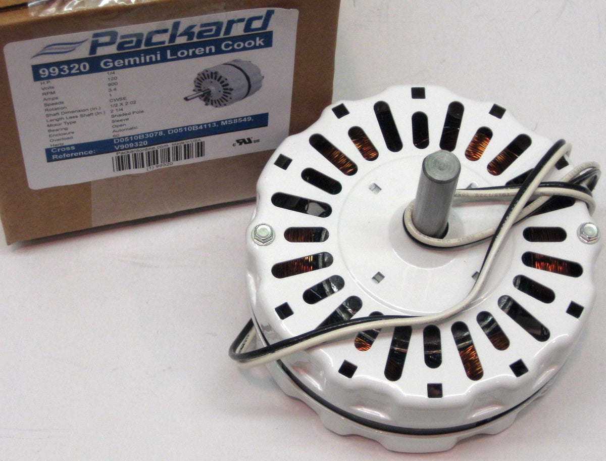 99320 Ventilator Motor for Gemini Loren Cook LL Building V909320 D0510B3078