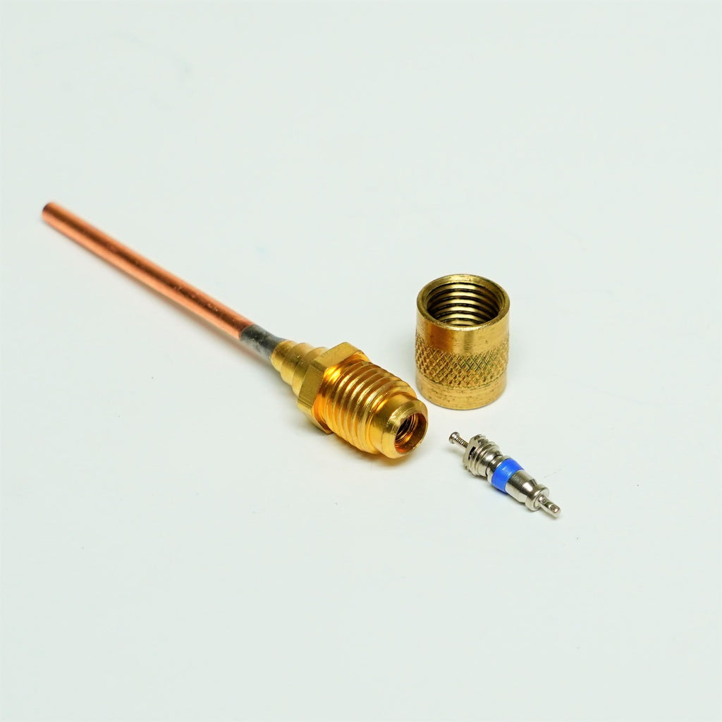 C&D Copper Tube Refrigerator Access Valve 1/8" CD8408 Bulk