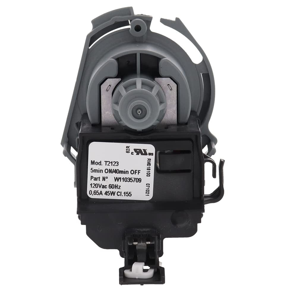 W11412291 for Whirlpool Dishwasher Pump Motor W11035709 Exact Replacement Part
