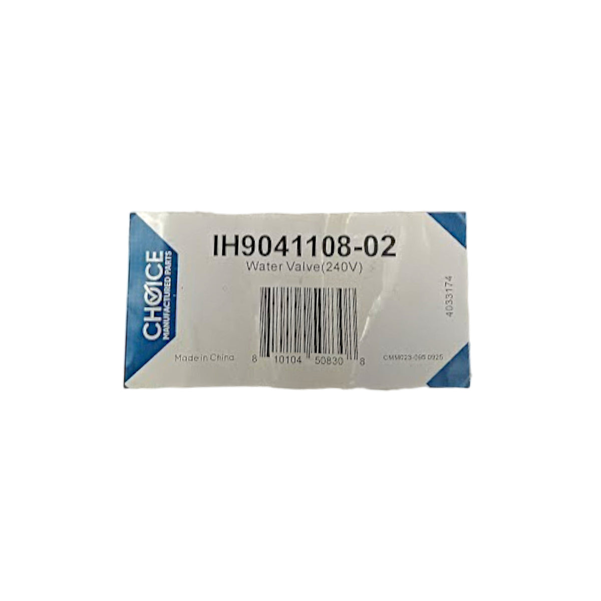 Choice 9041108-02 Ice Machine Water Inlet Solenoid Valve for Ice-O-Matic 240V