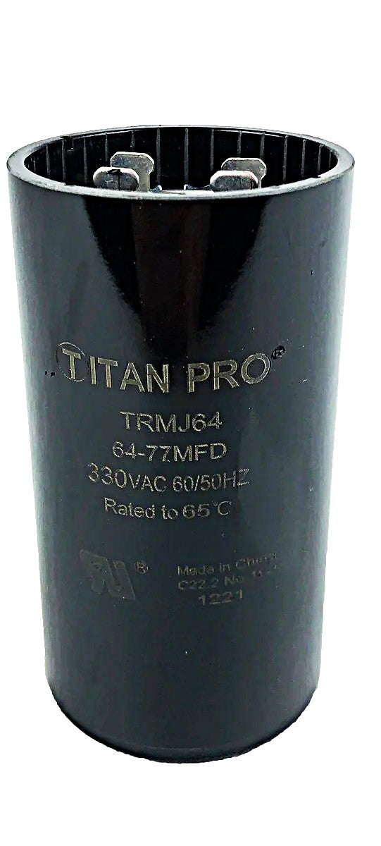 Packard PRMJ64 Motor Start Capacitor 64-77 MFD UF / 330 VAC