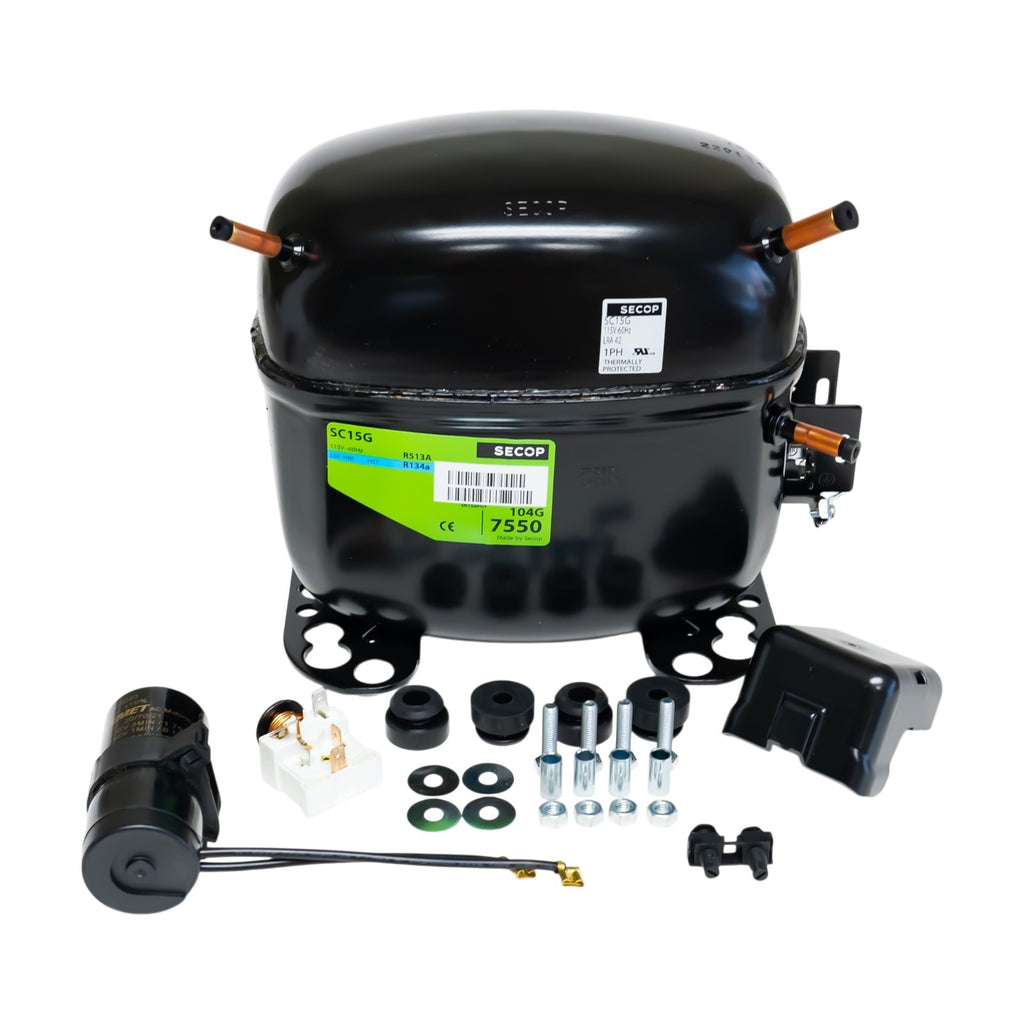 SC15G R134a Refrigeration Compressor 1/2 HP 5606 BTU HBP 115V for True 842509