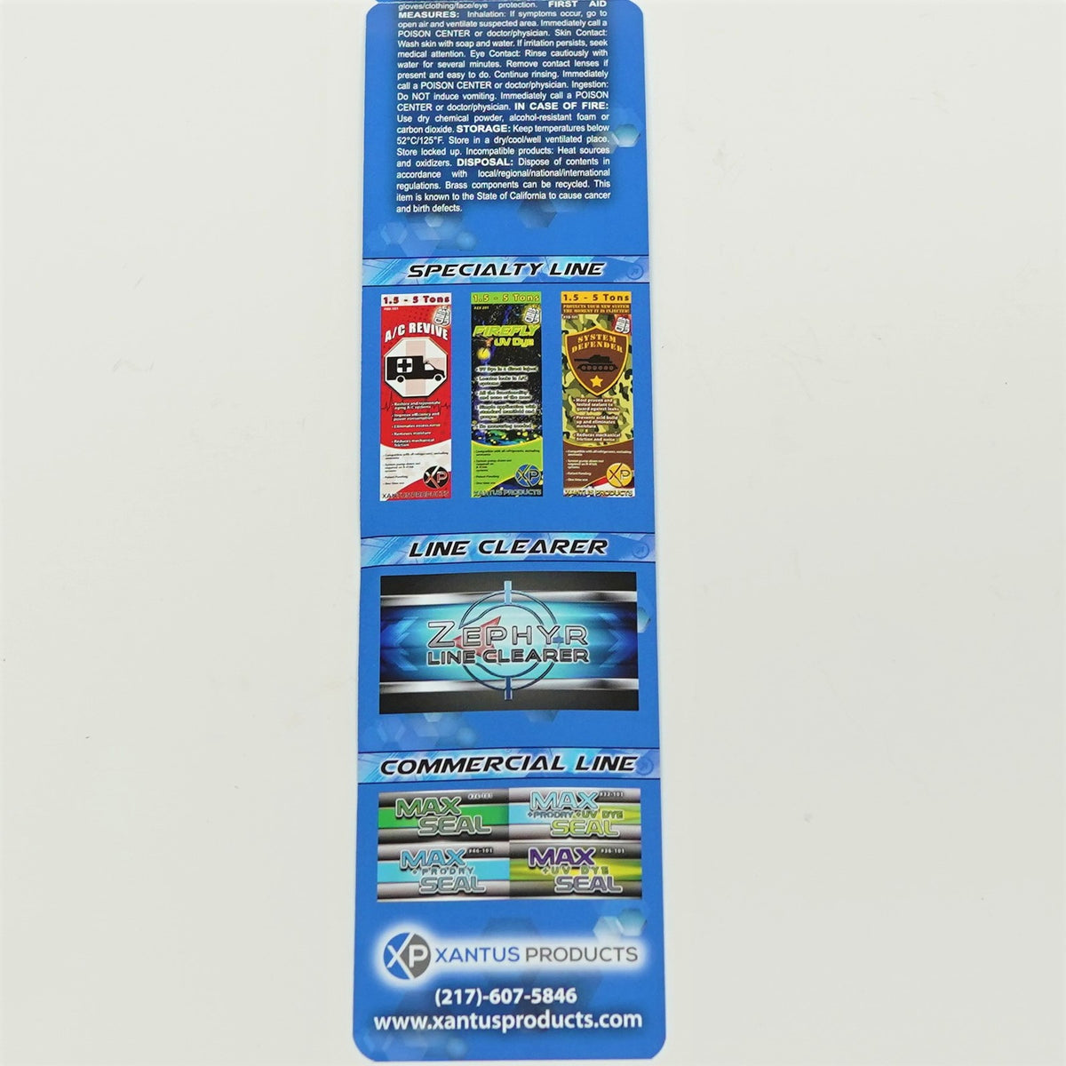Xantus Products 26-101 Max Seal 6-15 Ton Direct Inject A/C Leak Sealant