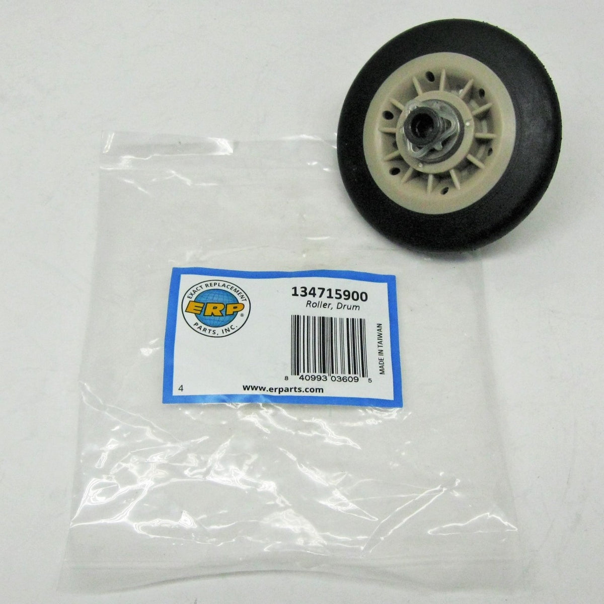 ERP 134715900 for Electrolux Frigidaire Dryer Drum Roller Wheel and Shaft