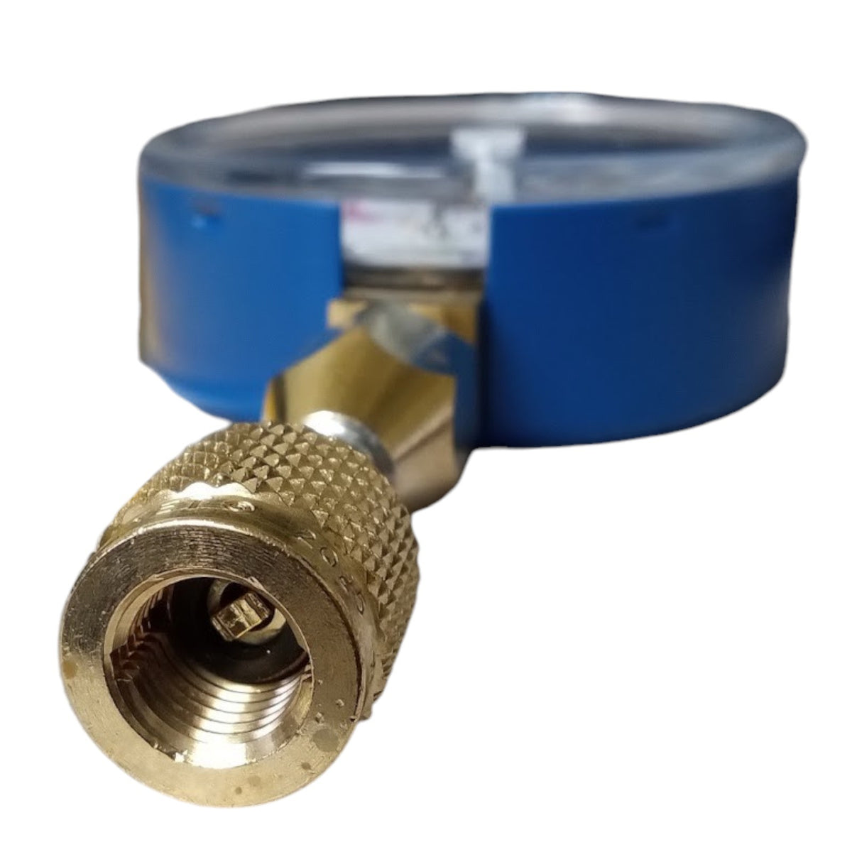 Yellow Jacket 40352 Compound Blue Test Gauge R-32/454B/410A with Quick Coupler