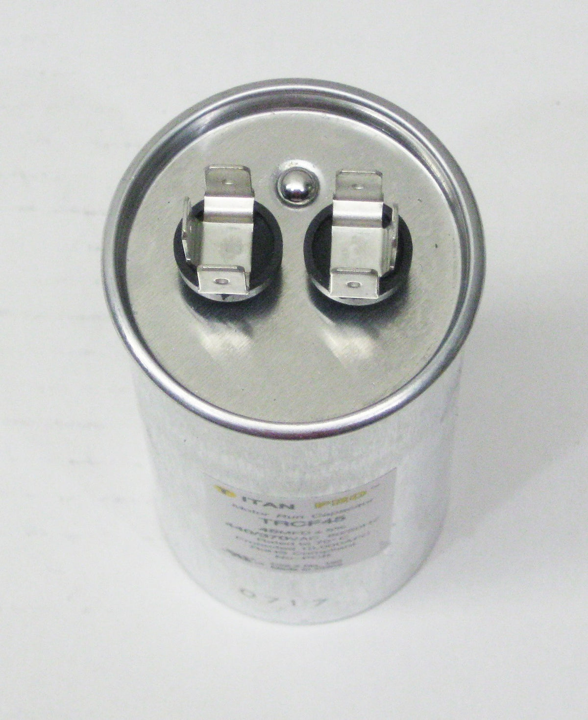 TitanPro TRCF45 HVAC Round Motor Run Capacitor. 45 MFD/UF 440/370 Volts