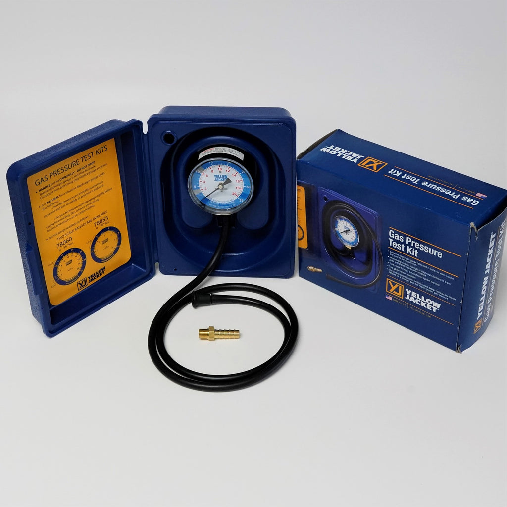 Yellow Jacket 78060 Gas Pressure Gauge Kit 0 to 35" Water Column Natural or LP