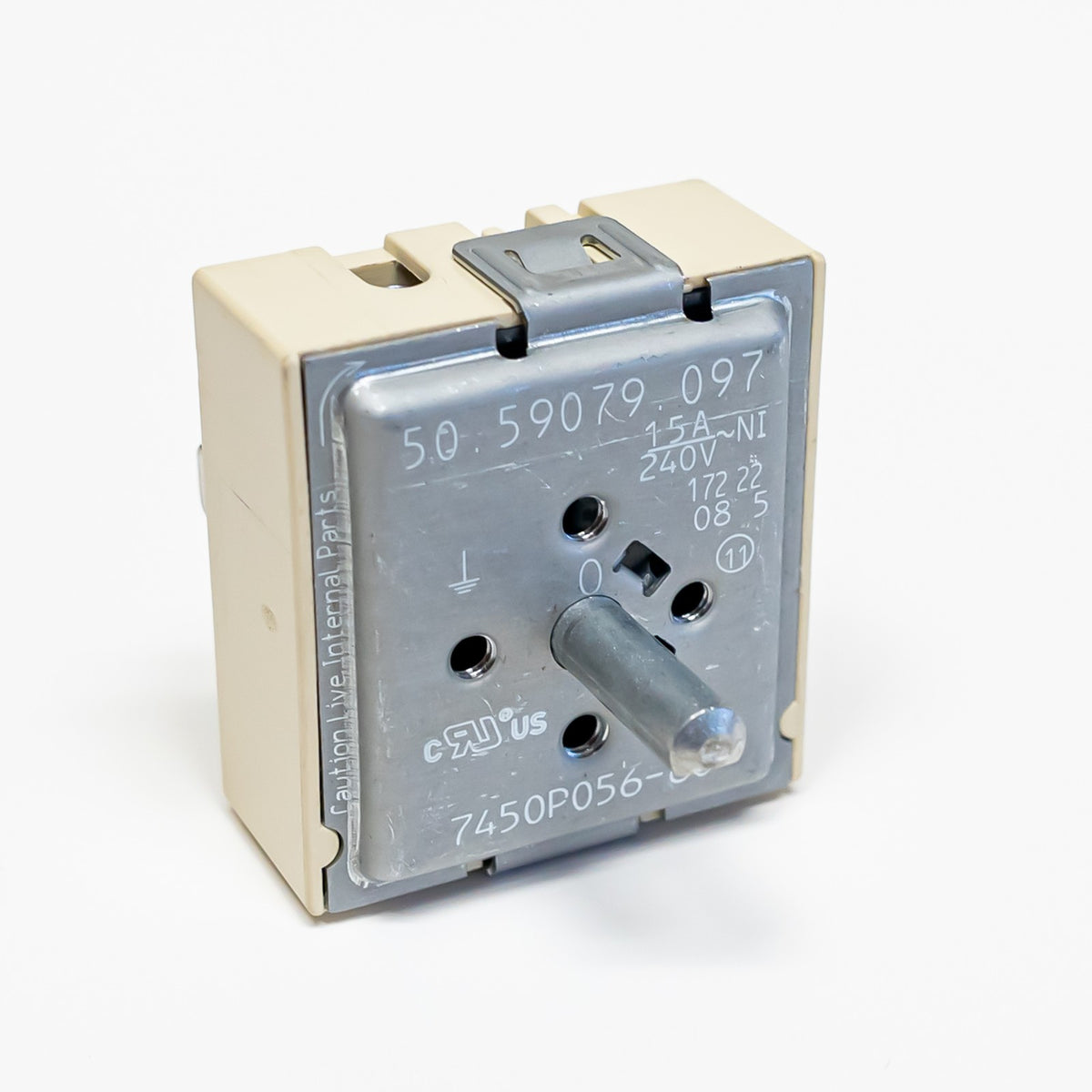 74011489 Range Burner Infinite Control Switch for Whirlpool Jenn Air Maytag
