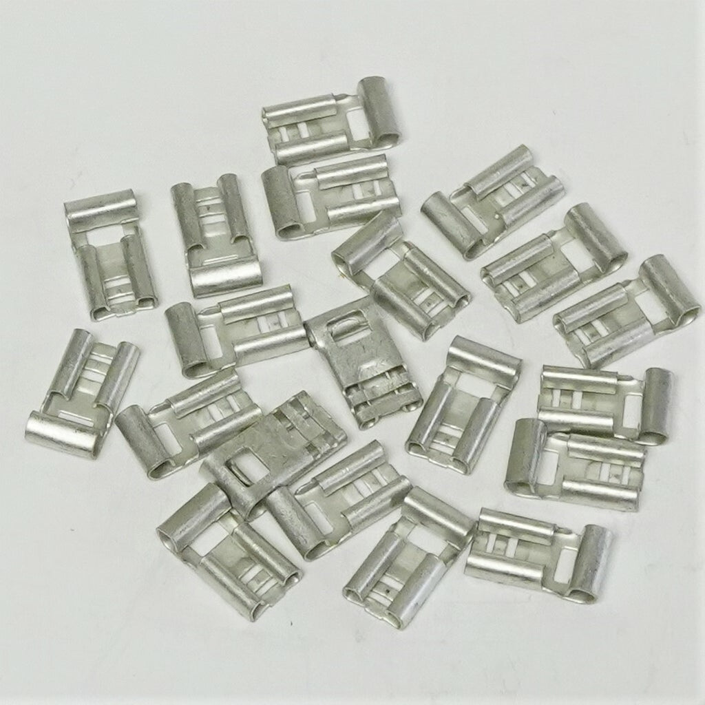 Supco T1104 Non Insulated Flag Female Slip On Terminal Connector for 16-14 Wire