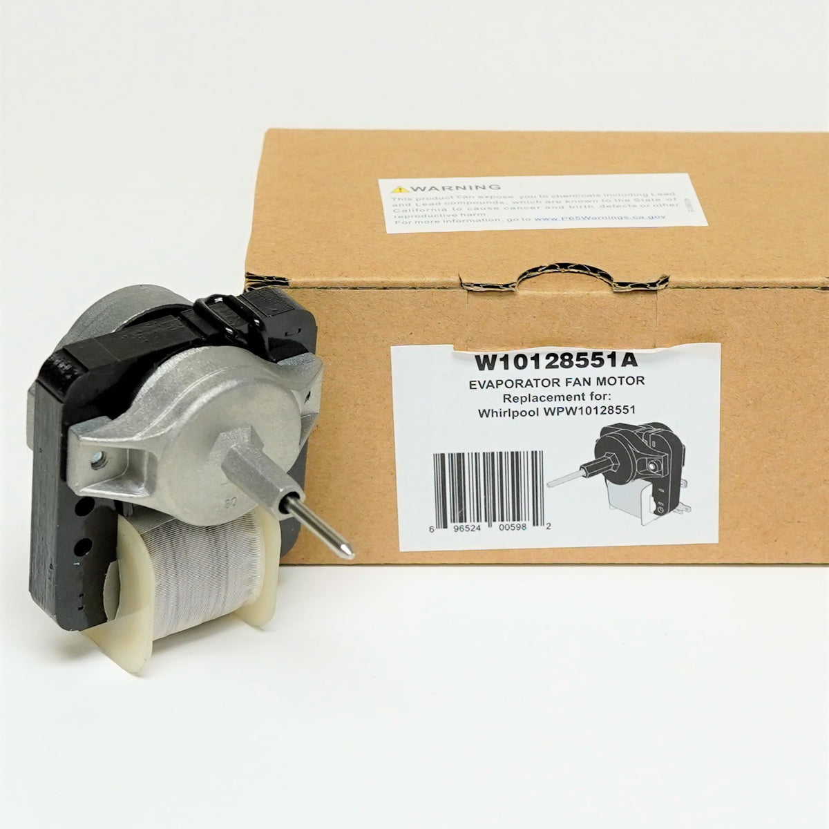 Refrigerator Freezer Evaporator Fan Motor for Whirlpool Maytag W10128551