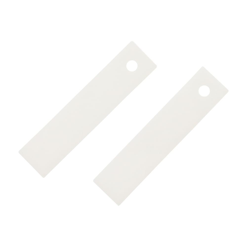 Exact WE03X37318 Clothes Dryer Front Bearing Drum Slide 2 Pack for GE