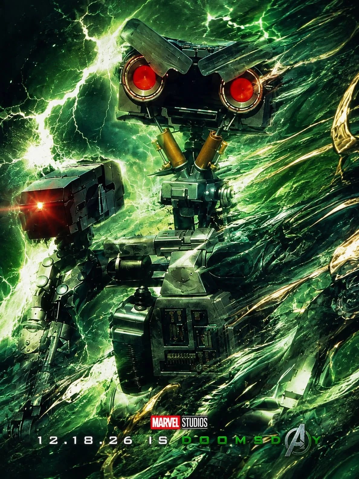 Johnny 5 Will Return in Avengers Doomsday - Poster | Canvas Wall Art Print