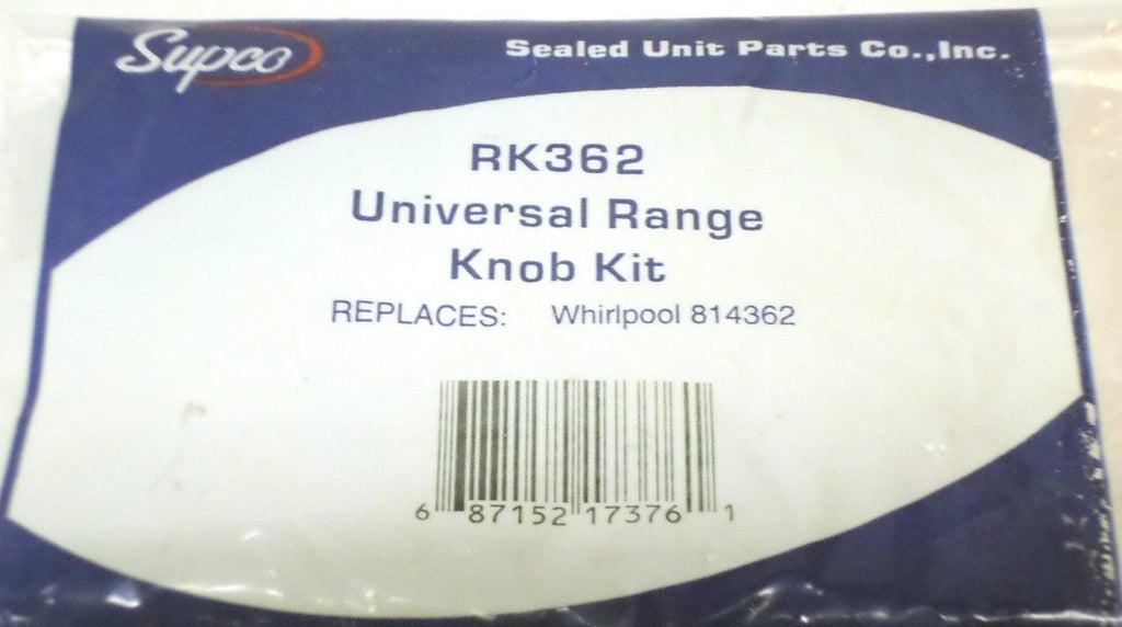 814362 for Whirlpool Electric Range Burner Oven Knobs AP3139541 PS389194